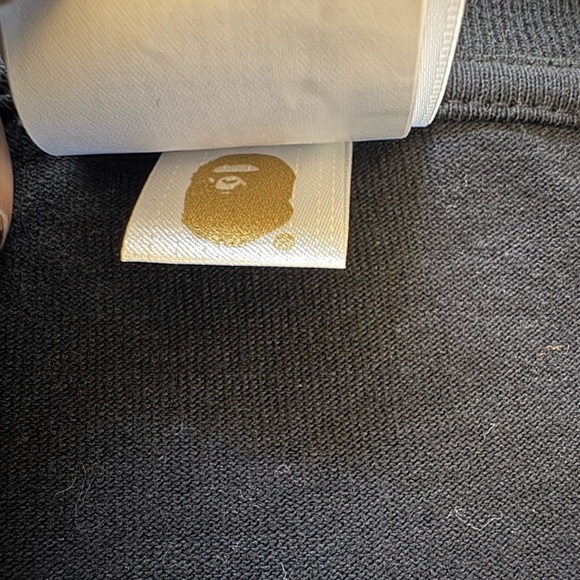 BAPE Glitter Milo on Big Ape Tee Black/Purple Mens 2XL Short Sleeves Tee Shirt - Picture 5 of 11